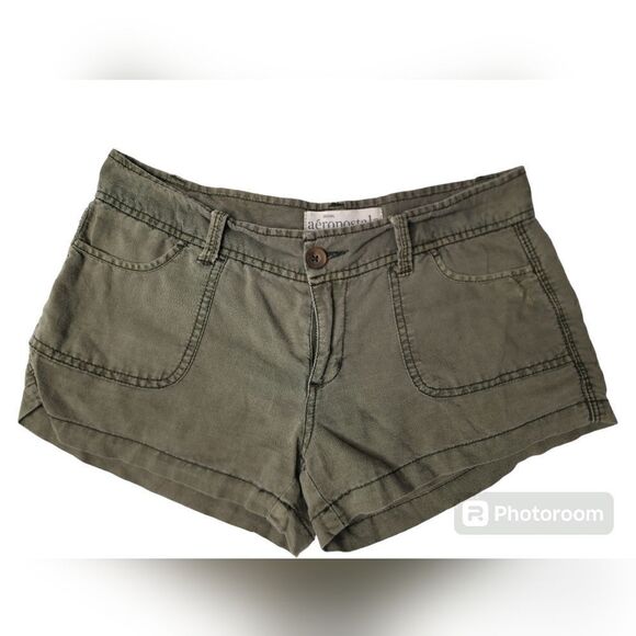 5/$20 Aeropostle linen shorts - Picture 1 of 3